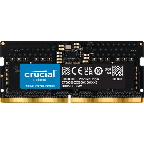 Ram Laptop Crucial DDR5 8GB Bus 4800MHz 1.1v CT8G48C40S5